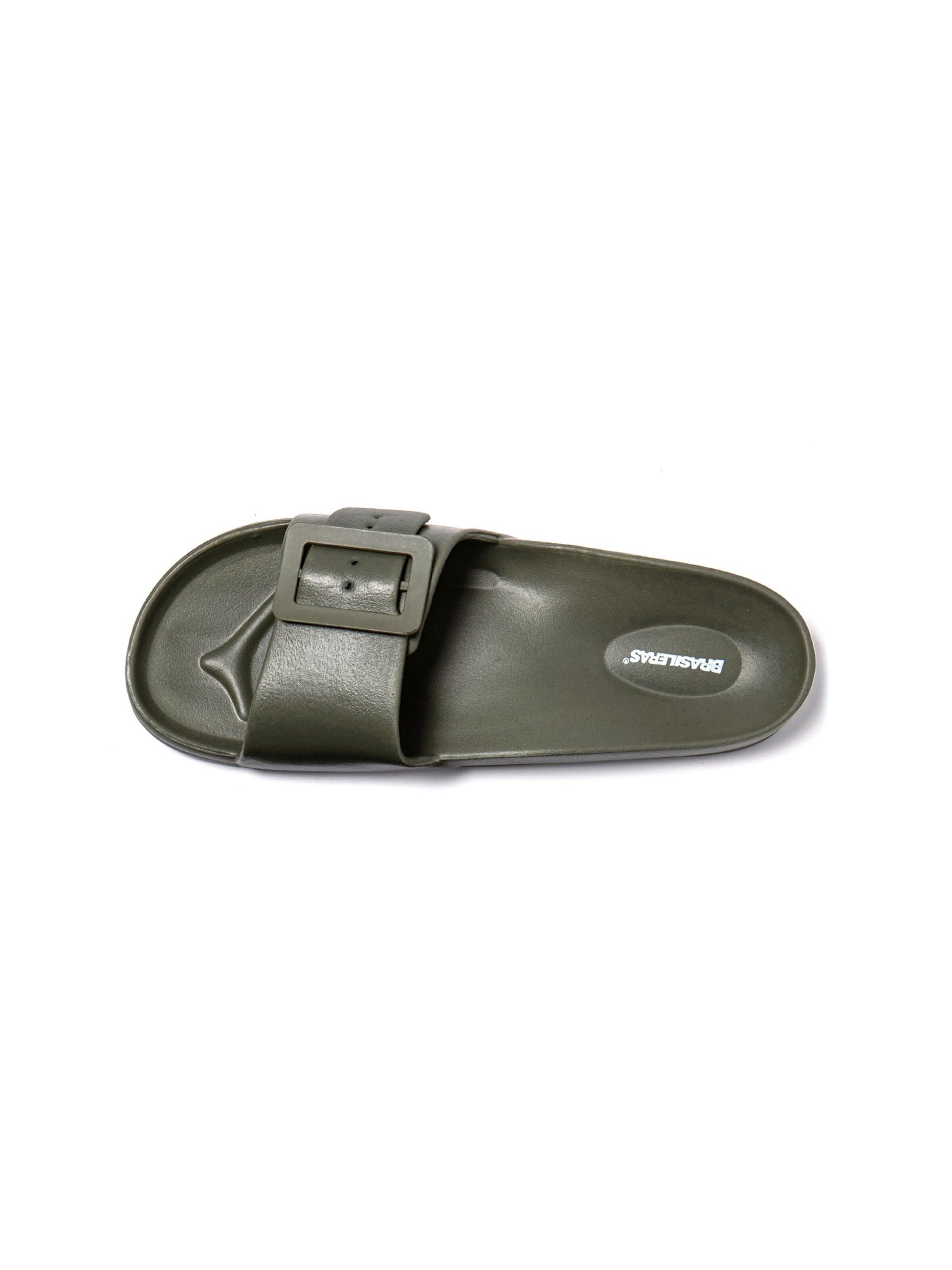 Brasileras - Zapatos abiertos 'Funflop' en verde
