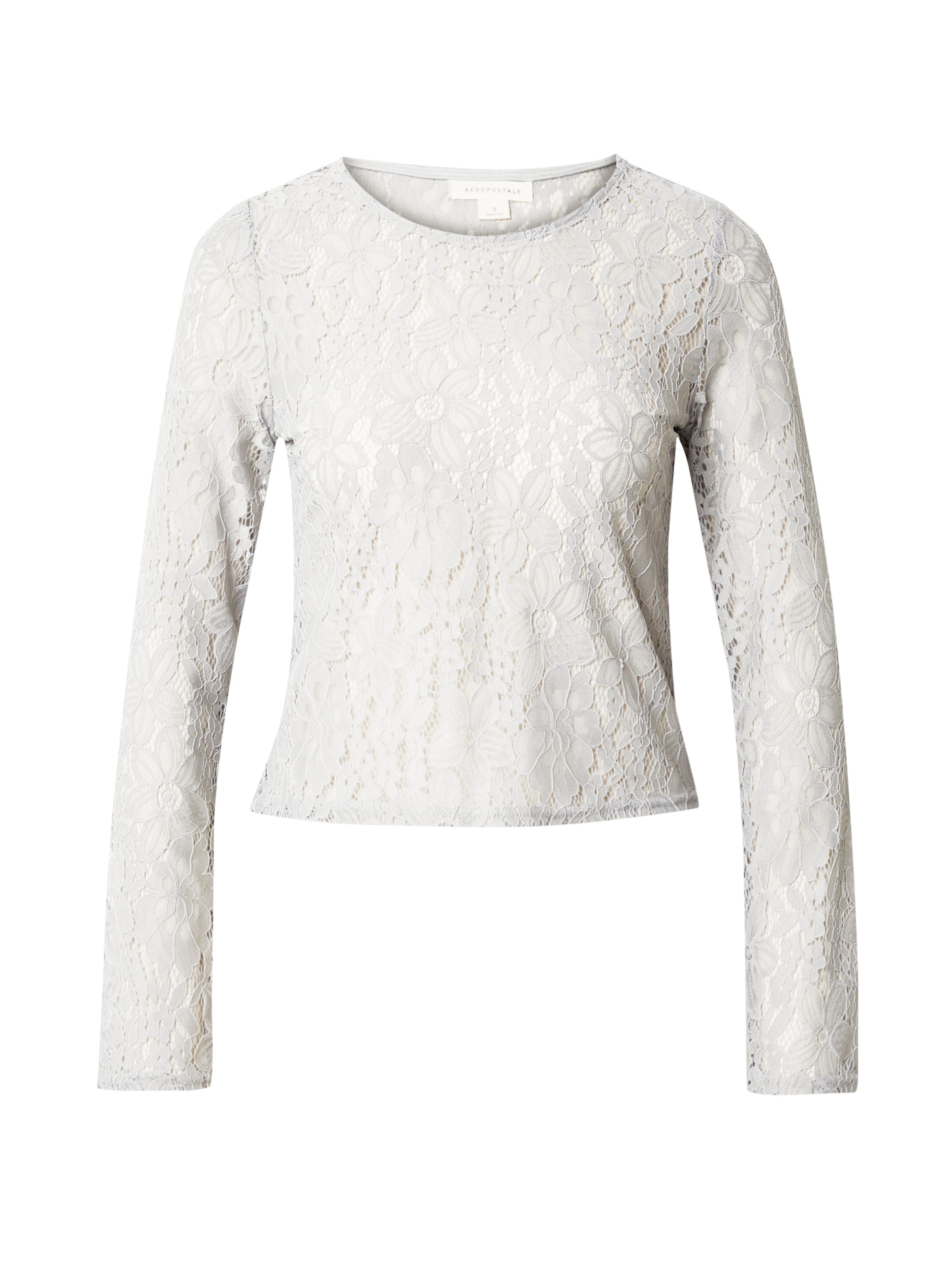 T-shirt AÉROPOSTALE en gris : devant