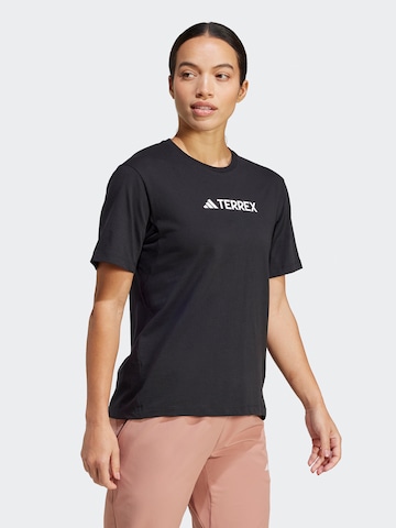 T-shirt fonctionnel ADIDAS TERREX en noir
