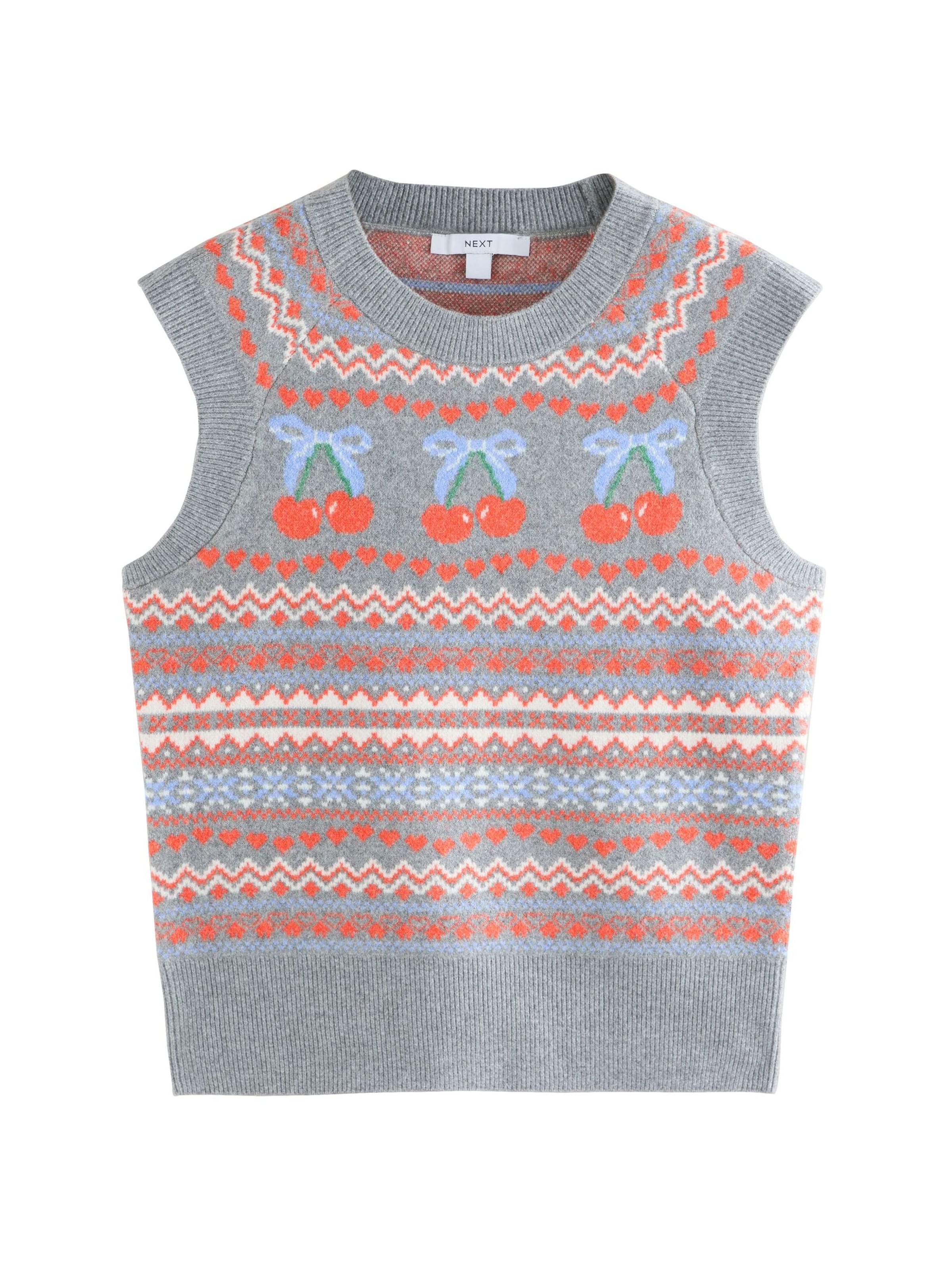 Next Pulóver - szürke: elől