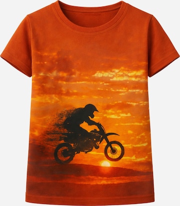 PANTONECLO Shirt 'Pantoneclo Boy's T-Shirt' in Oranje: voorkant