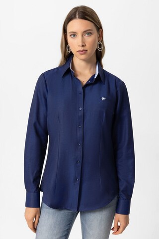 Camicia da donna ' NIHAN ' di DENIM CULTURE in blu: frontale