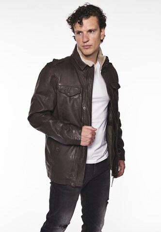 MUSTANG Between-season jacket 'Reineke' in Brown: front