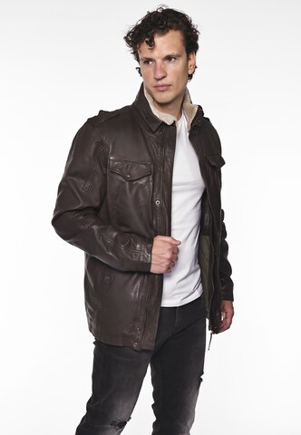 MUSTANG Between-Season Jacket 'Reineke' in Brown: front