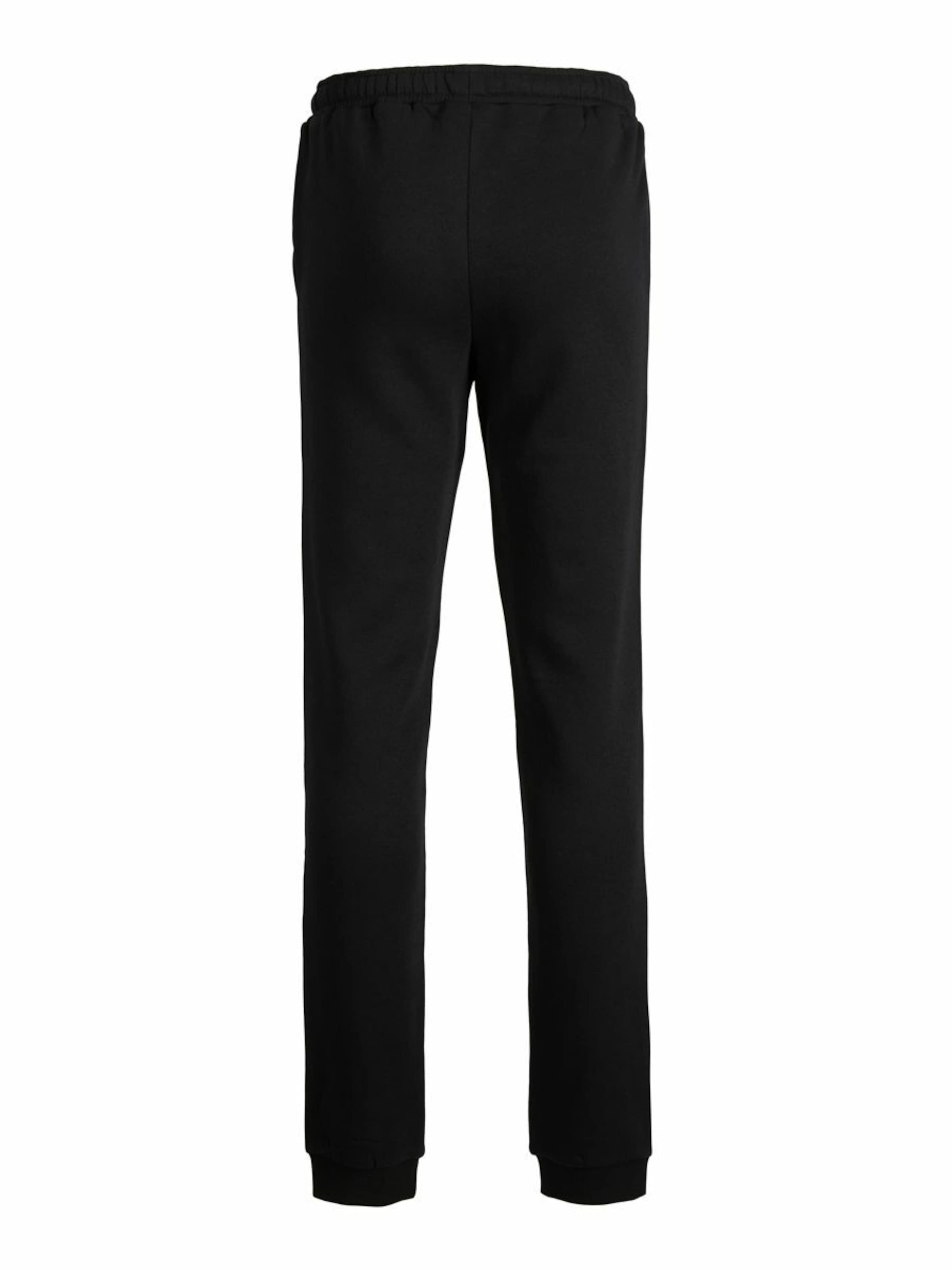 Jack & Jones Junior Tapered Pants 'JJIGORDON' in Black