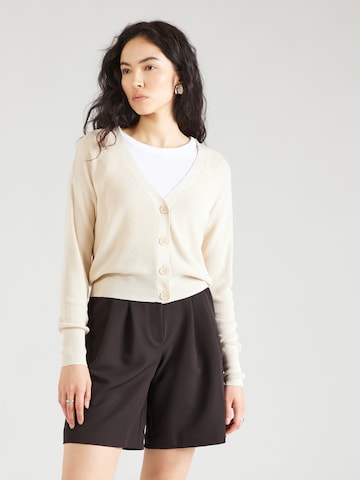 VERO MODA Cardigan 'NEW LEXSUN' i beige: forside