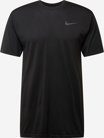 NIKE Functioneel shirt in Zwart: voorkant