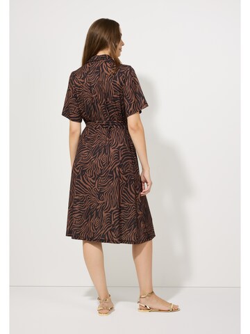 MORE & MORE Shirt Dress in Brown