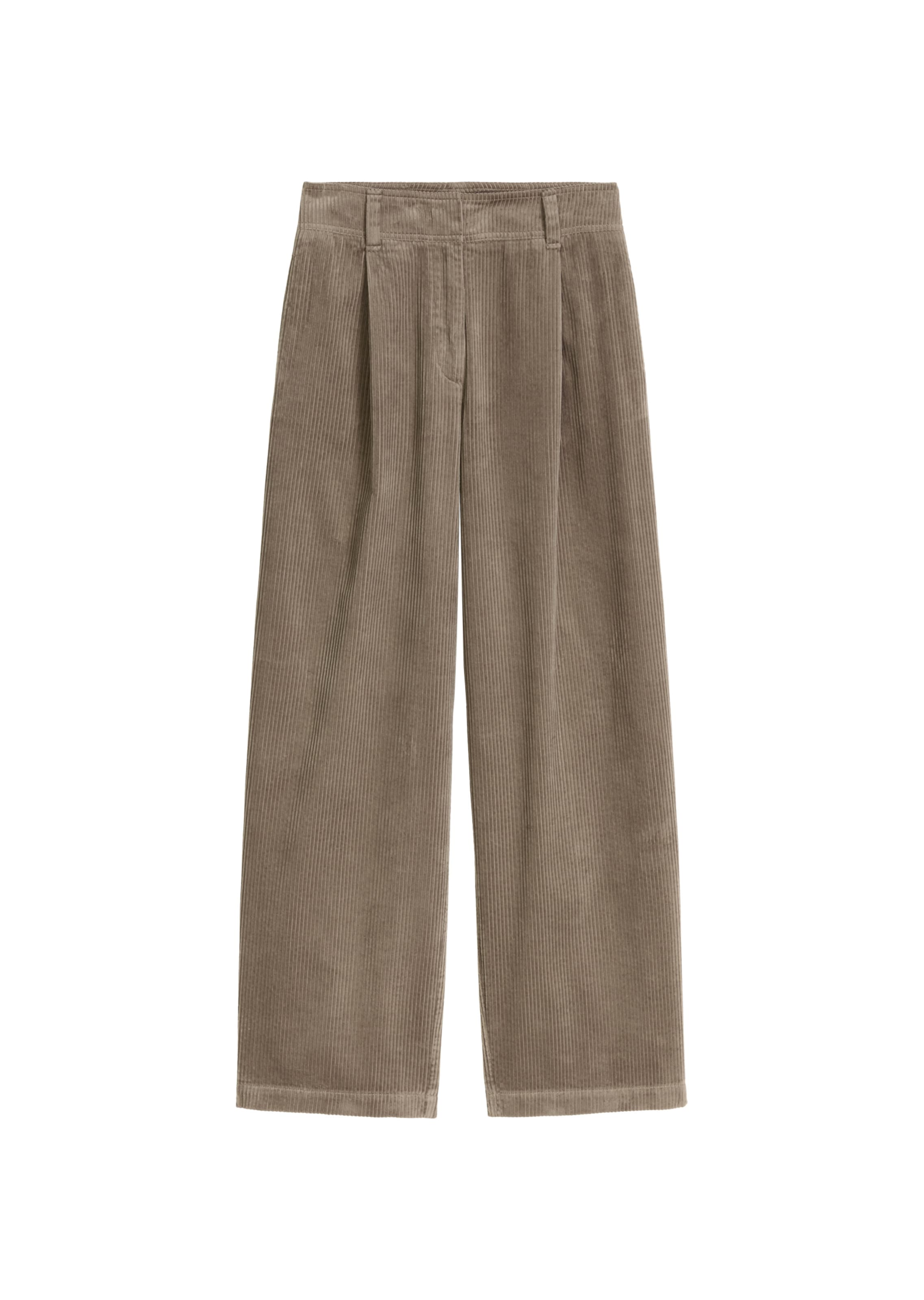 Marc O'Polo Loosefit Hose in Braun: Vorderseite