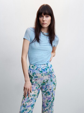 MANGO Shirt 'POLLY' in Blauw: voorkant