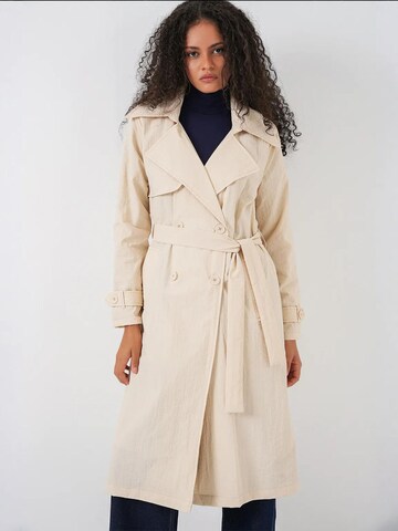 Bigdart Tussenmantel in Beige: voorkant