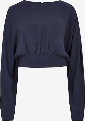 Chemisier Apricot en bleu : devant