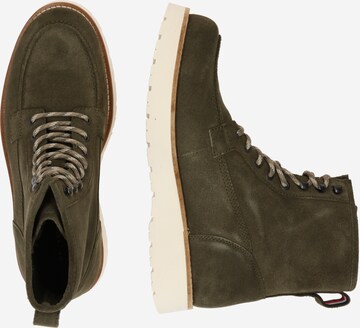 TOMMY HILFIGER - Bota com atacadores em verde