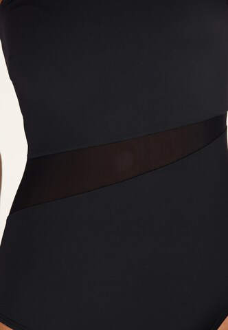 Athlecia Triangel Badeanzug in Schwarz
