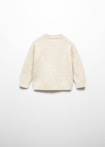 MANGO KIDS Sweter 'Oso2' w kolorze beżowy