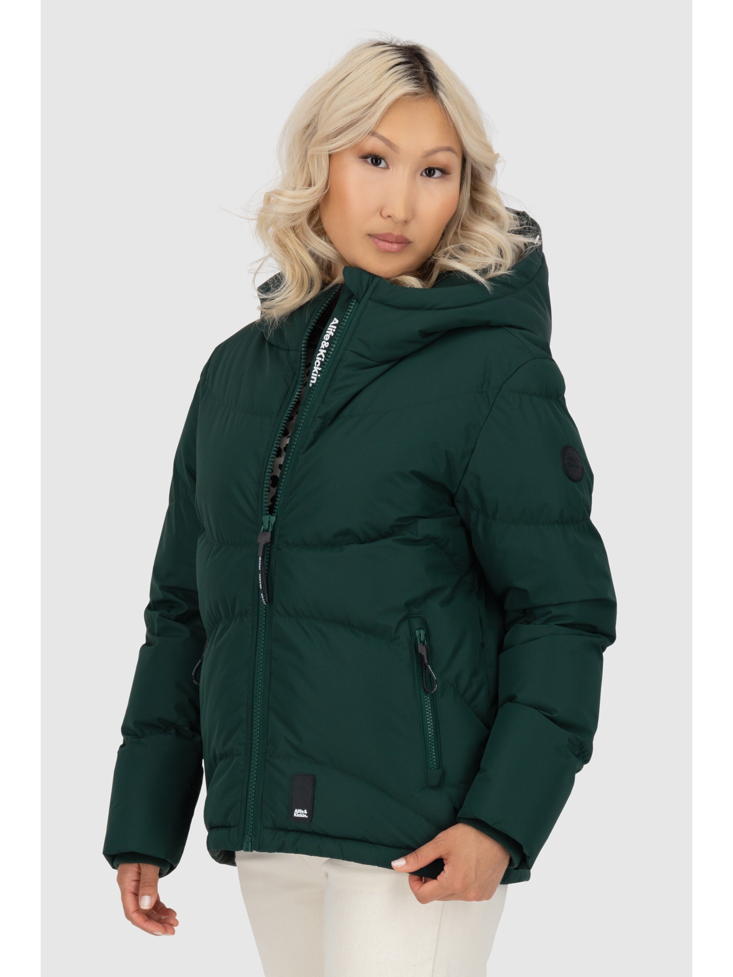 alife & kickin Winterjacke 'LeonaAK A'‌‌ in Grün
