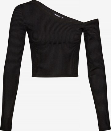 Gina Tricot Shirt 'Siv' in Zwart: voorkant