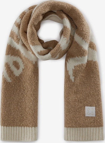 CODELLO Scarf in Brown: front