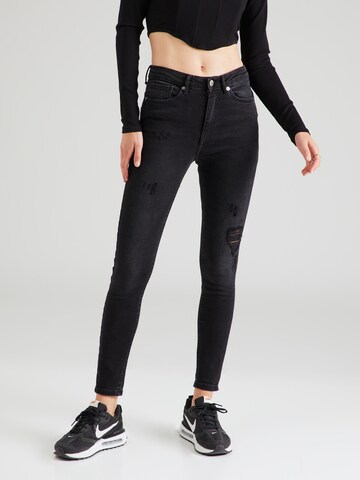 ONLY Skinny Jeans 'PAOLA' i svart: framsida