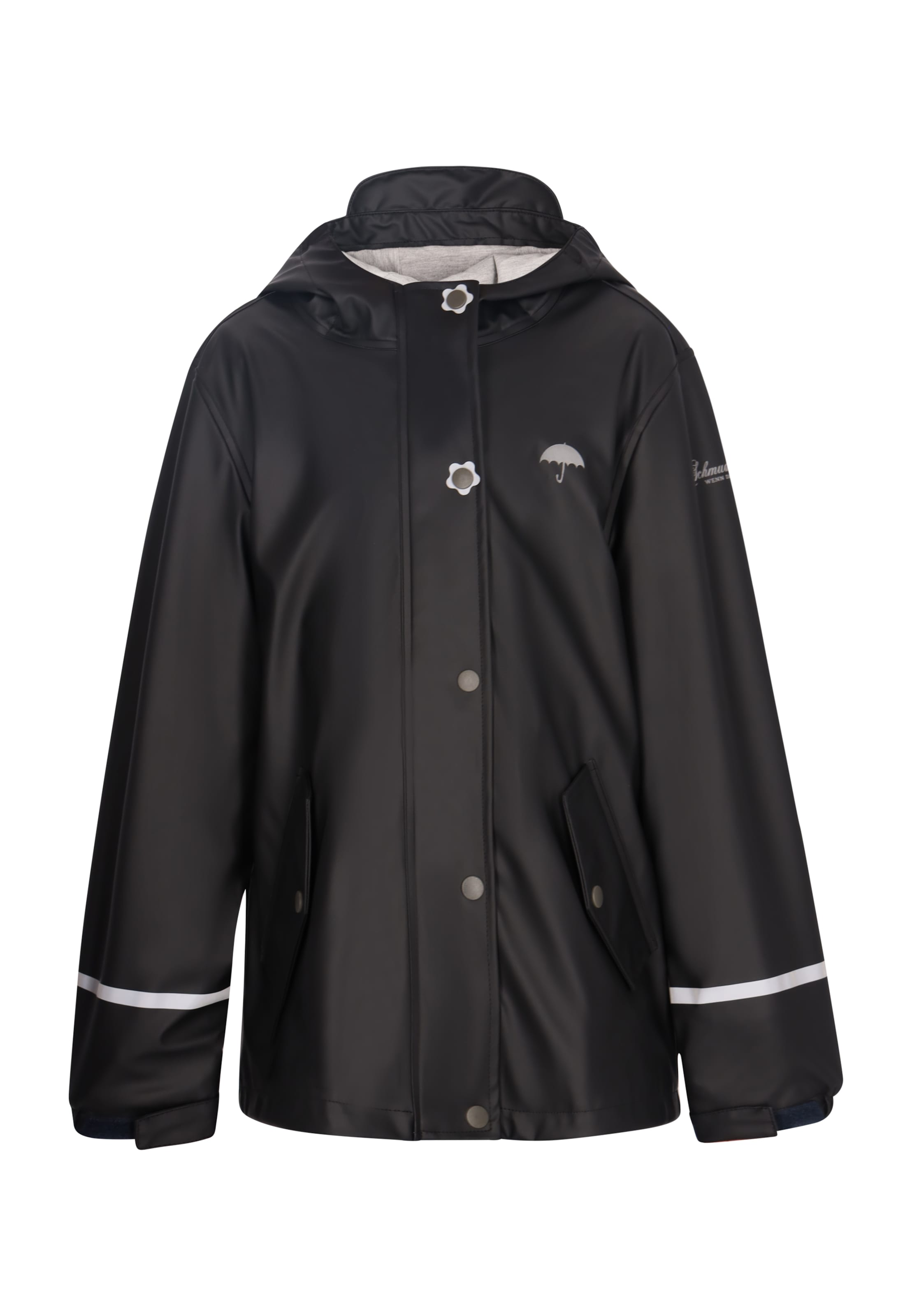 Schmuddelwedda Mantel, värv must: eest vaates