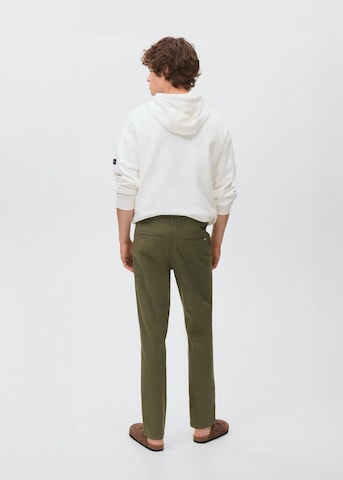 MANGO TEEN Regular Pants in Green