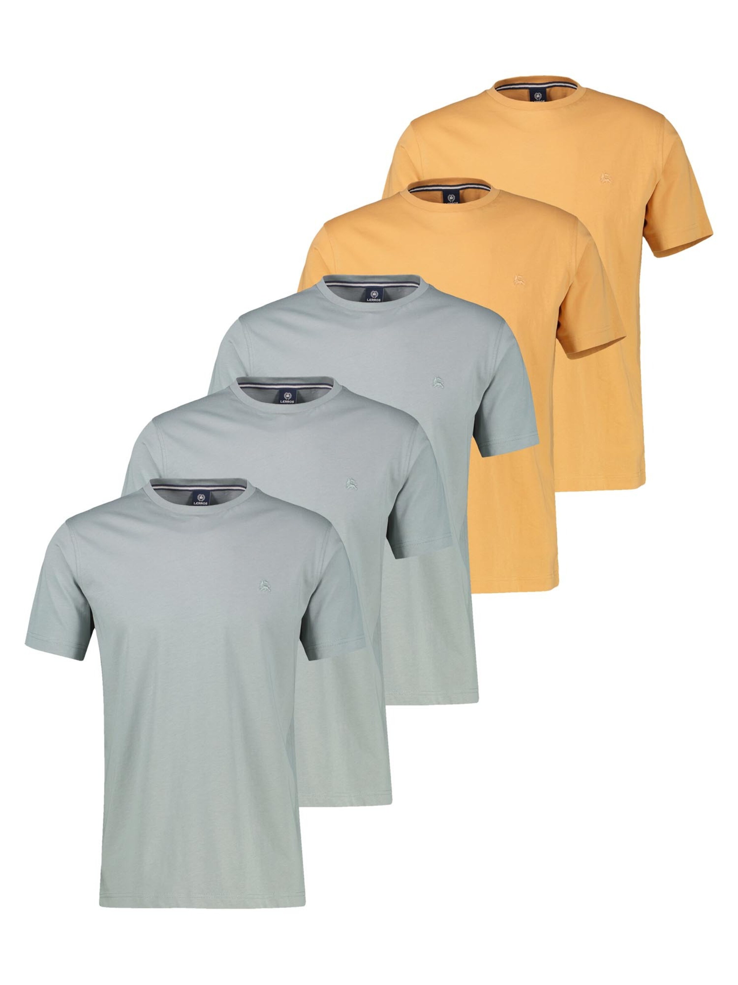 LERROS Shirt 'Basic'‌‌‌‌‌‌ in Silber: Vorderseite