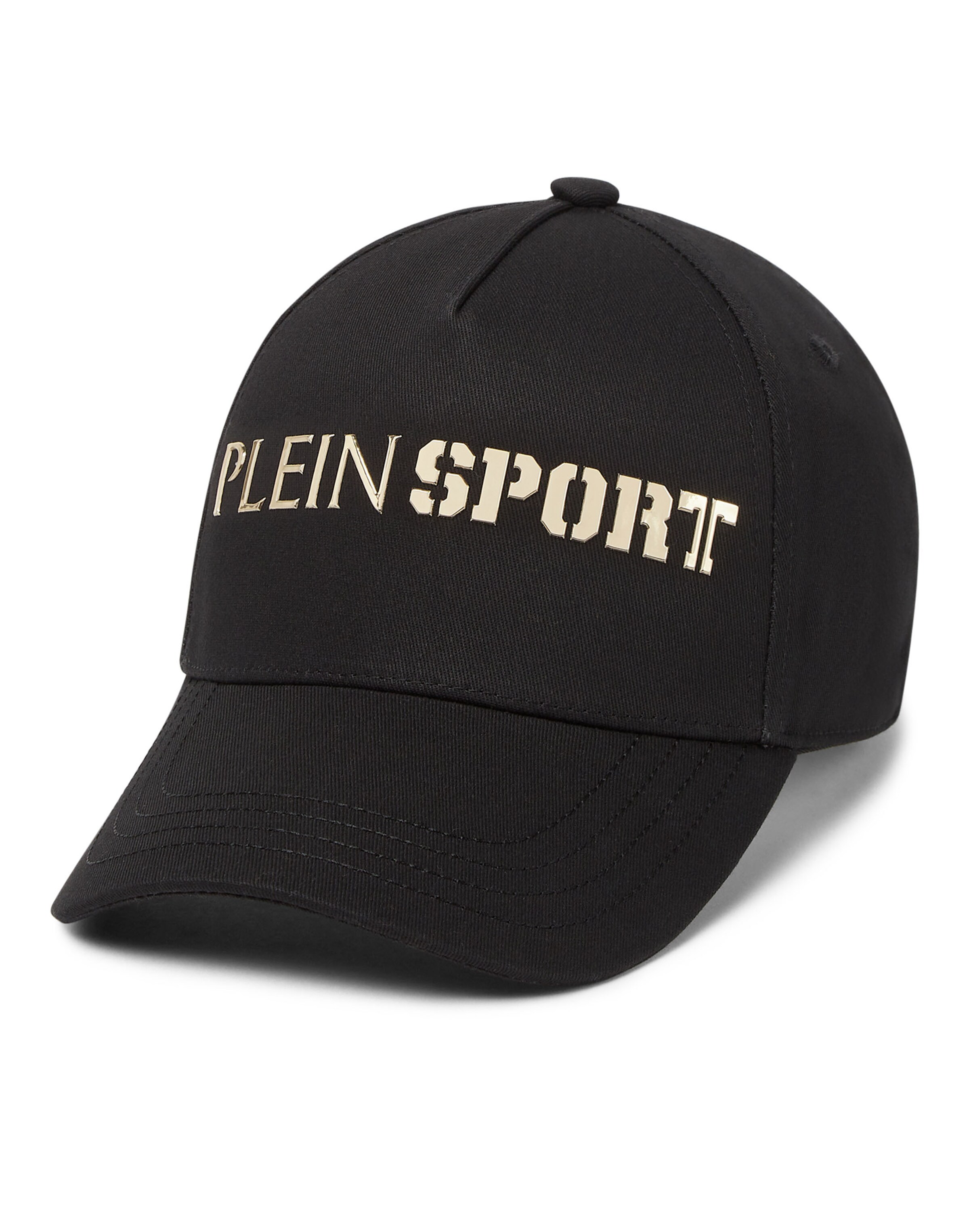 Plein Sport Sportcap in Schwarz: Vorderseite