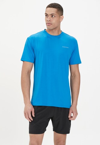 ENDURANCE Regular fit Functioneel shirt 'MELL' in Blauw: voorkant