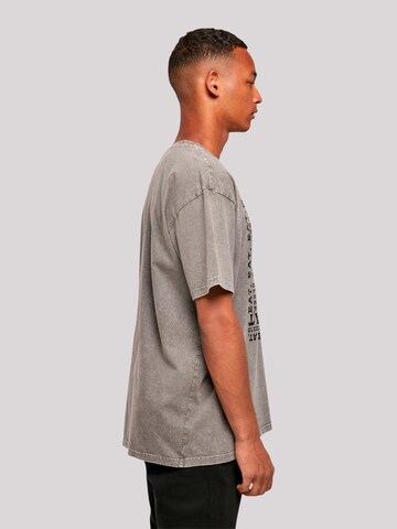 F4NT4STIC Shirt 'Heroes of Childhood' in Grijs