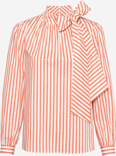 L.K.Bennett Bluse 'RUBY' in orange / weiß, Produktansicht