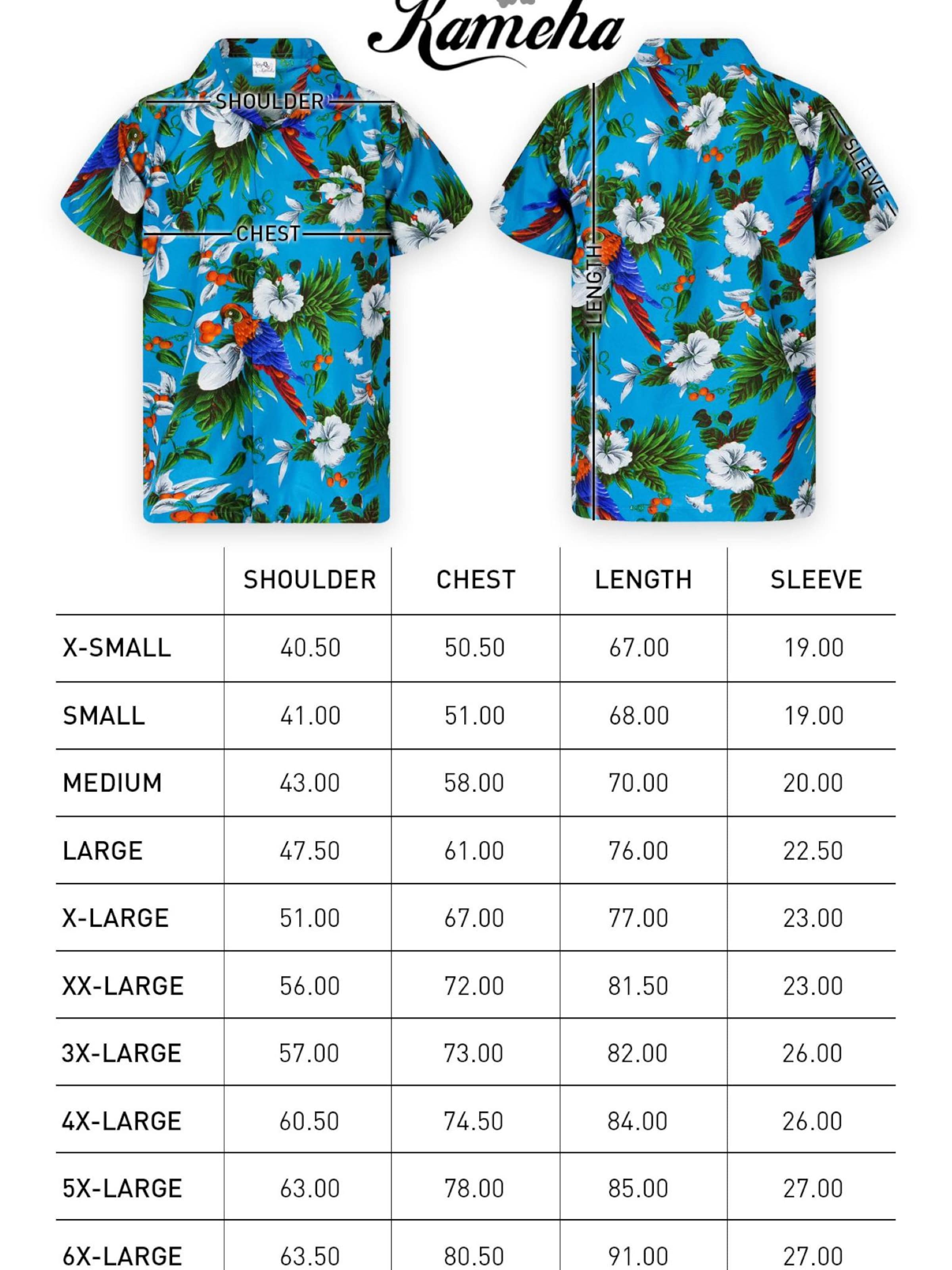 King Kameha Shirt 'Cherryparrot' in Blauw