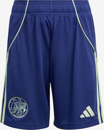 ADIDAS PERFORMANCE - regular Pantalón deportivo 'Ajax Amsterdam 25/26' en azul: frente