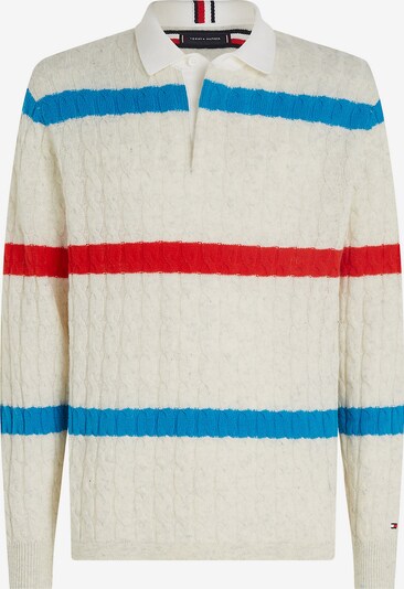 TOMMY HILFIGER Trui in de kleur Beige / Blauw / Rood, Productweergave