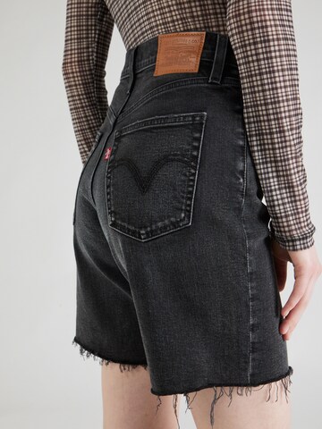 LEVI'S ® Szabványos Farmer 'Ribcage Bermuda Short' - fekete