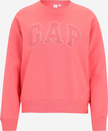 Gap Petite Свитшот 'HERITAGE' в Ярко-розовый: спереди