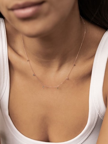 Hey Happiness - Conjunto de joyería 'Emerald Glow' en oro: frente