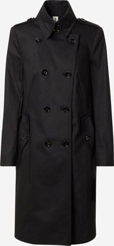 DRYKORN Between-Seasons Coat 'HARLESTON' in Black: front