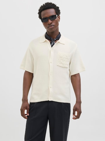 JACK & JONES Comfort Fit Hemd in Weiß: Vorderseite