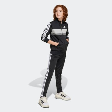 ADIDAS SPORTSWEAR Tracksuit 'Seasonal Essentials Tiberio' in Black: front
