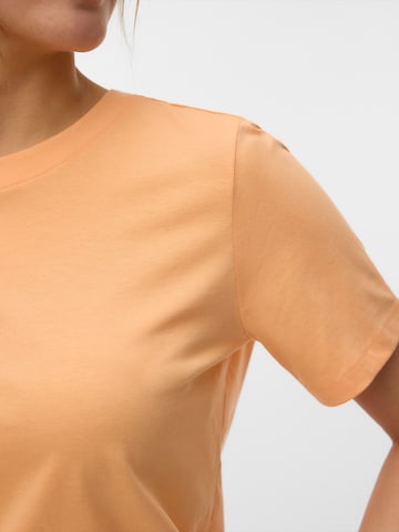 oranžinė VERO MODA Marškinėliai 'VMPAULINA'