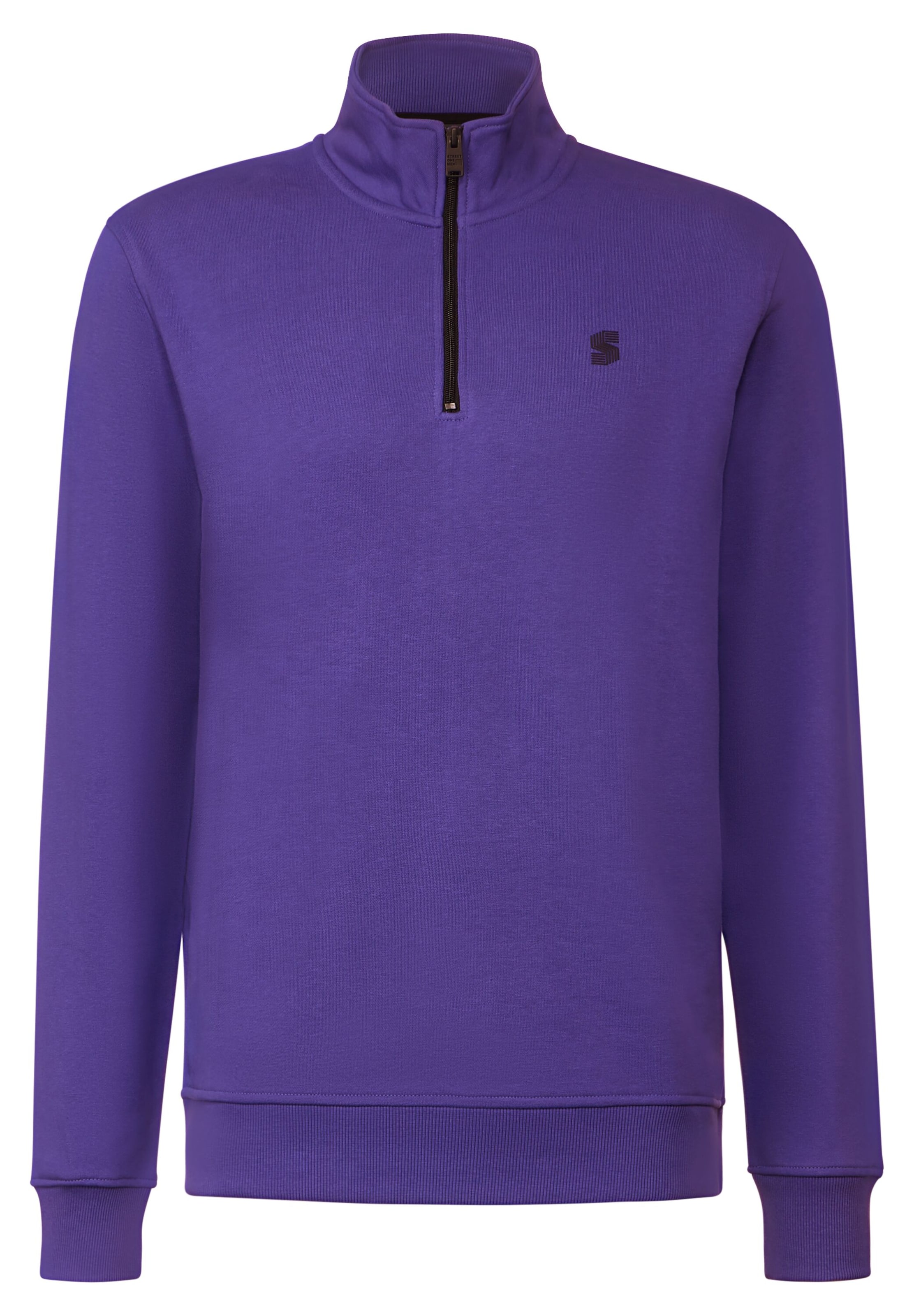 Street One MEN Sweatshirt in Purple: front