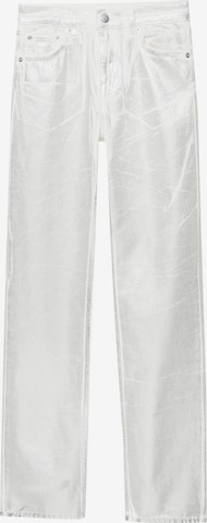 Pull&Bear Regular Jeans in Silber: predná strana