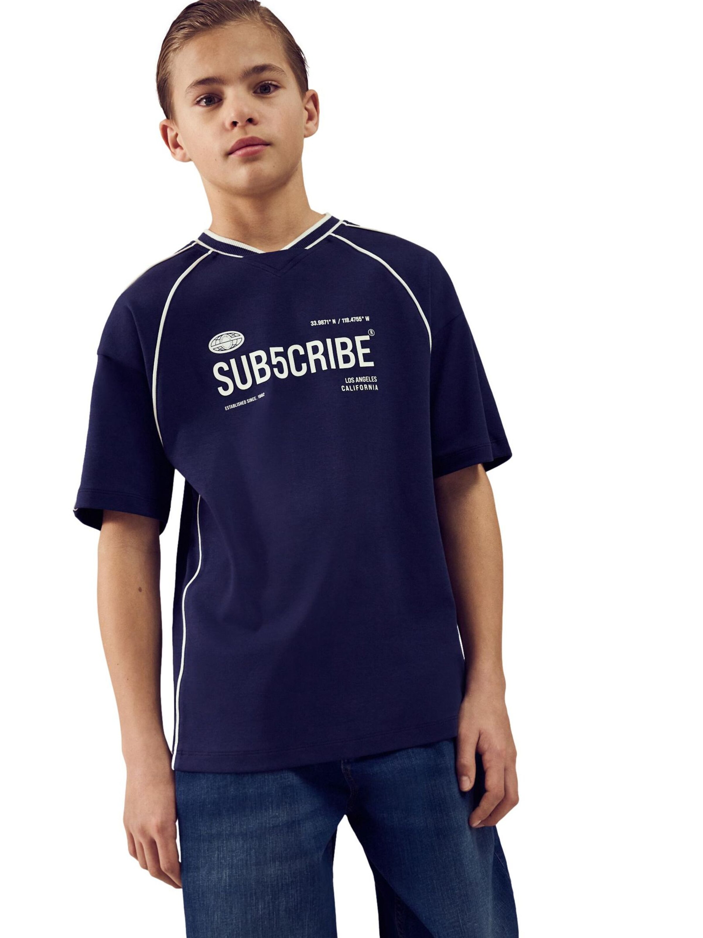 zils Next T-Krekls: no priekšpuses