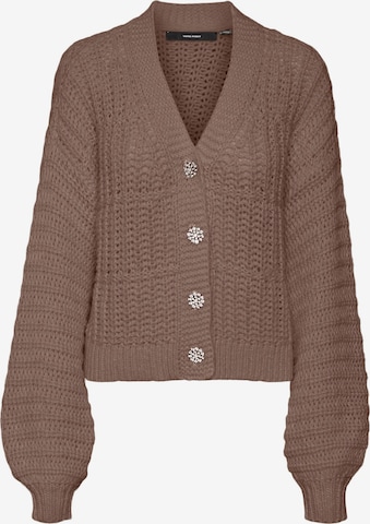 Cardigan 'SMILLA' VERO MODA en marron : devant