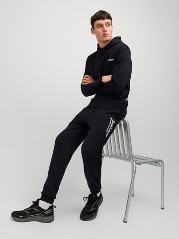 JACK & JONES Tapered Byxa 'JPSTGORDON' i svart