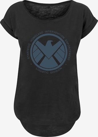 T-shirt 'Marvel Avengers ' F4NT4STIC en noir : devant