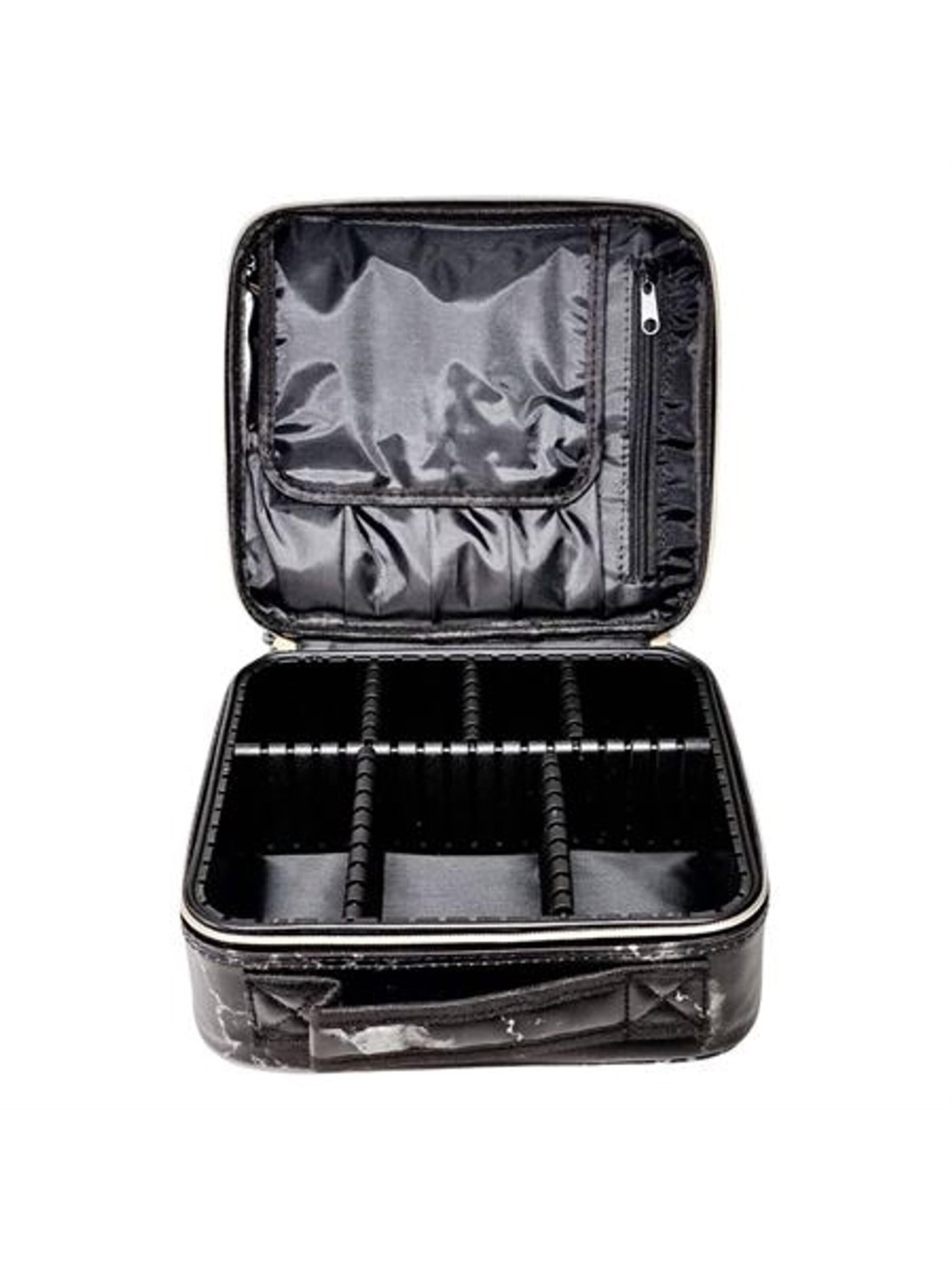 Trousse de maquillage 'Black Marble Makeup Reisetasche' UNIQ Beauty en noir