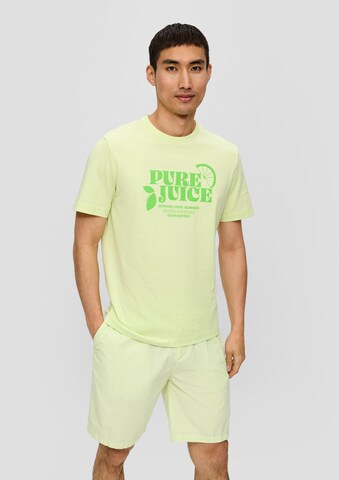 T-Shirt s.Oliver en vert : devant