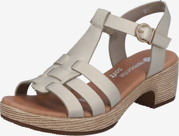 REMONTE Sandals in Grey: front