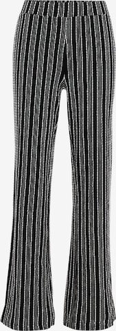 WE Fashion Boot cut Trousers in Black: front